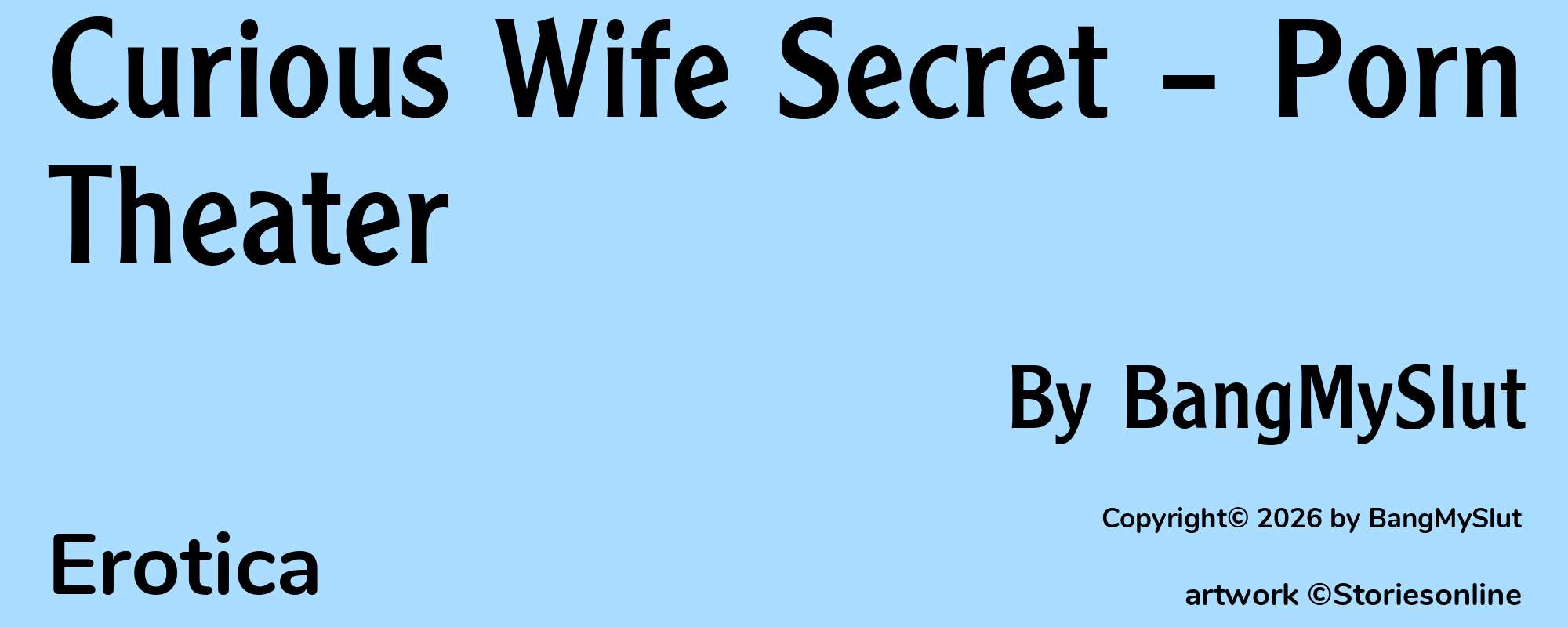Curious Wife Secret – Porn Theater - Cover