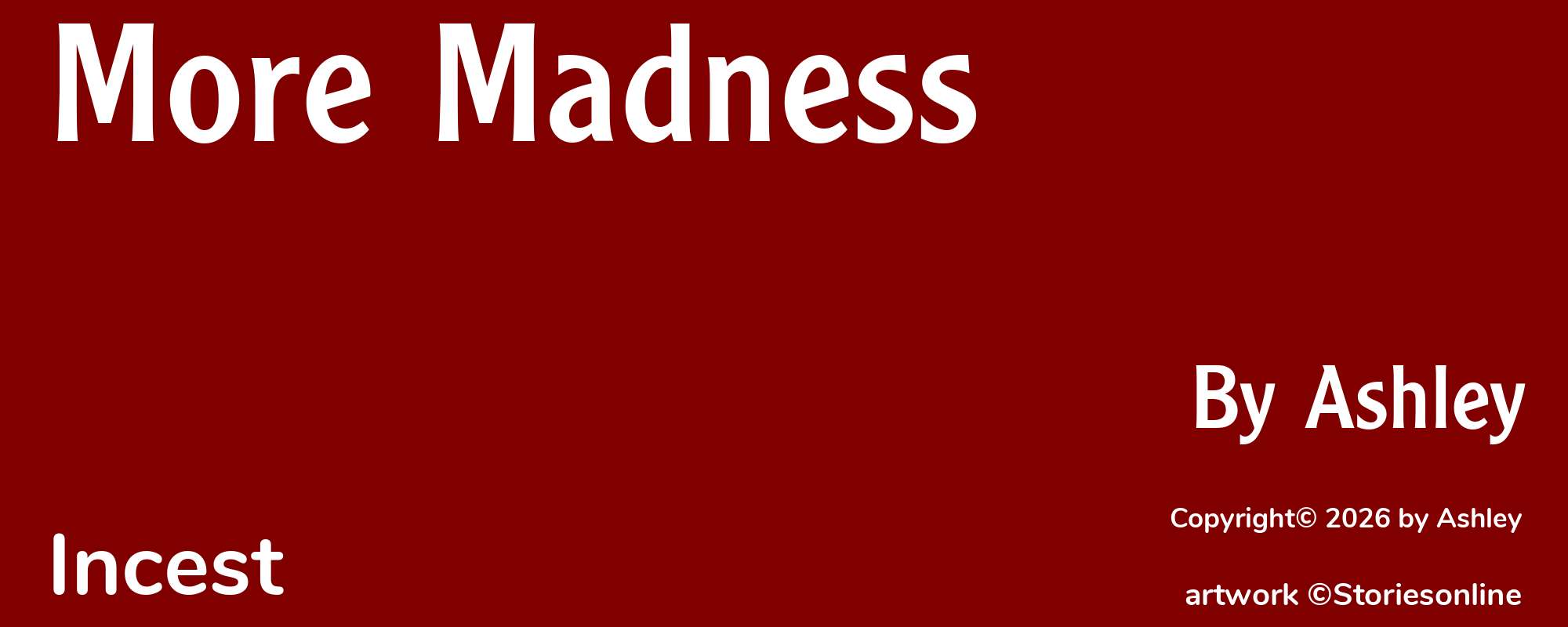 More Madness - Cover