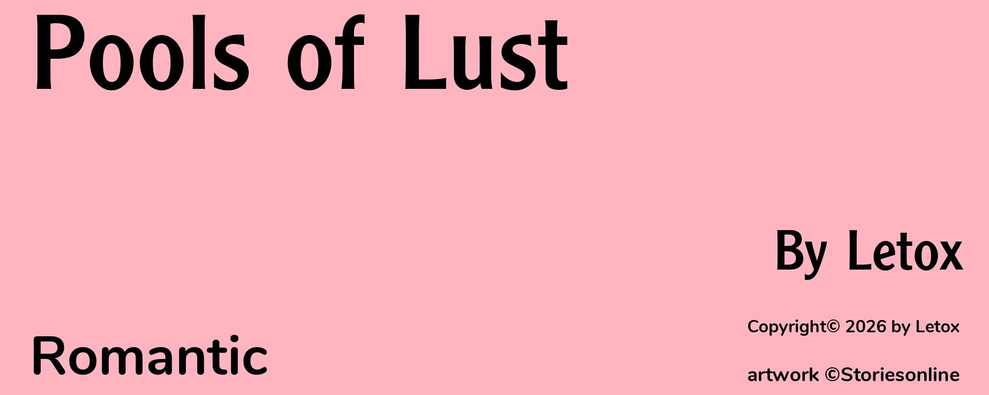 Pools of Lust - Cover