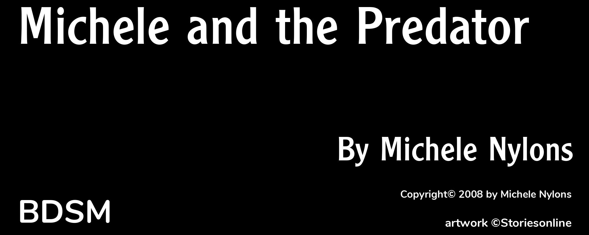 Michele and the Predator - Cover