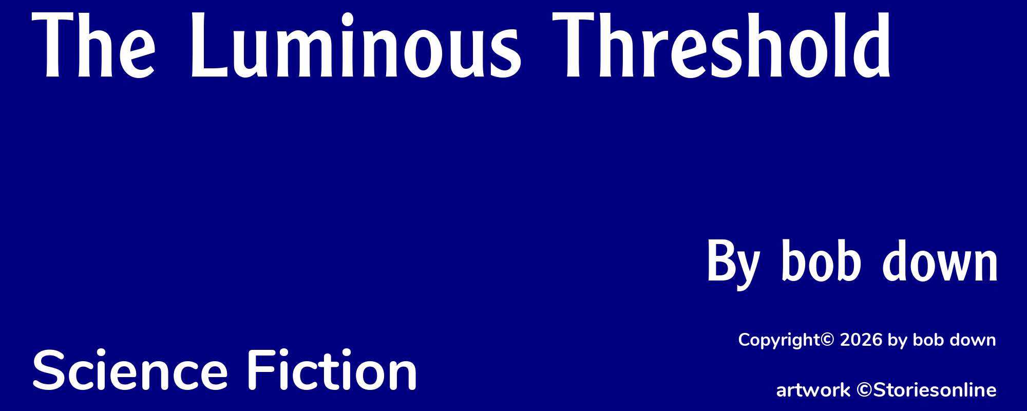 The Luminous Threshold - Cover