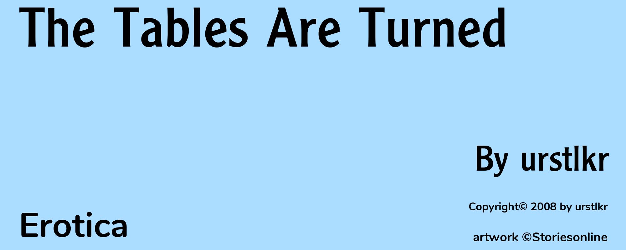 The Tables Are Turned - Cover
