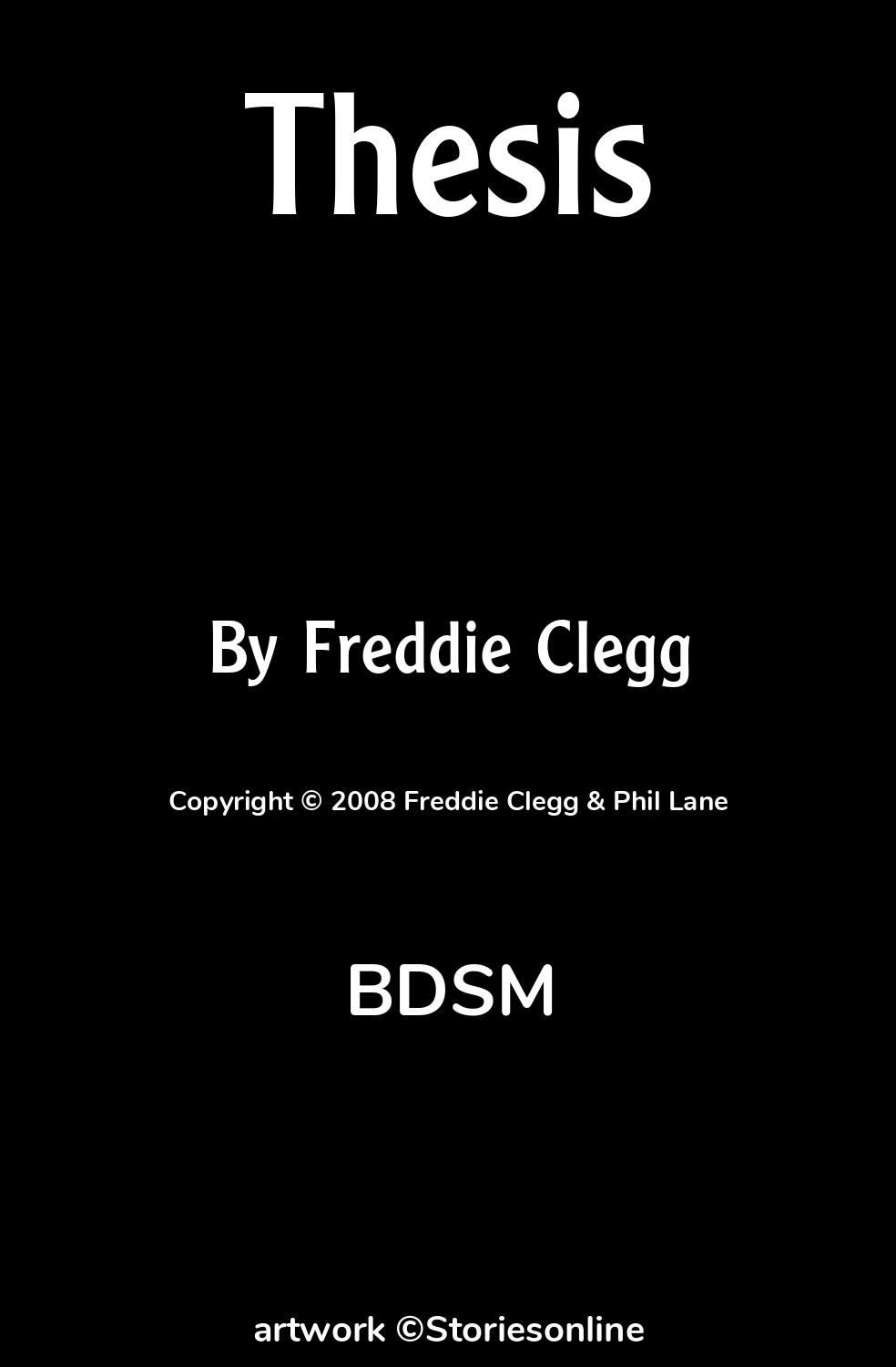 BDSM Sex Story: Thesis: Chapter 10: Piercing Questions by Freddie Clegg