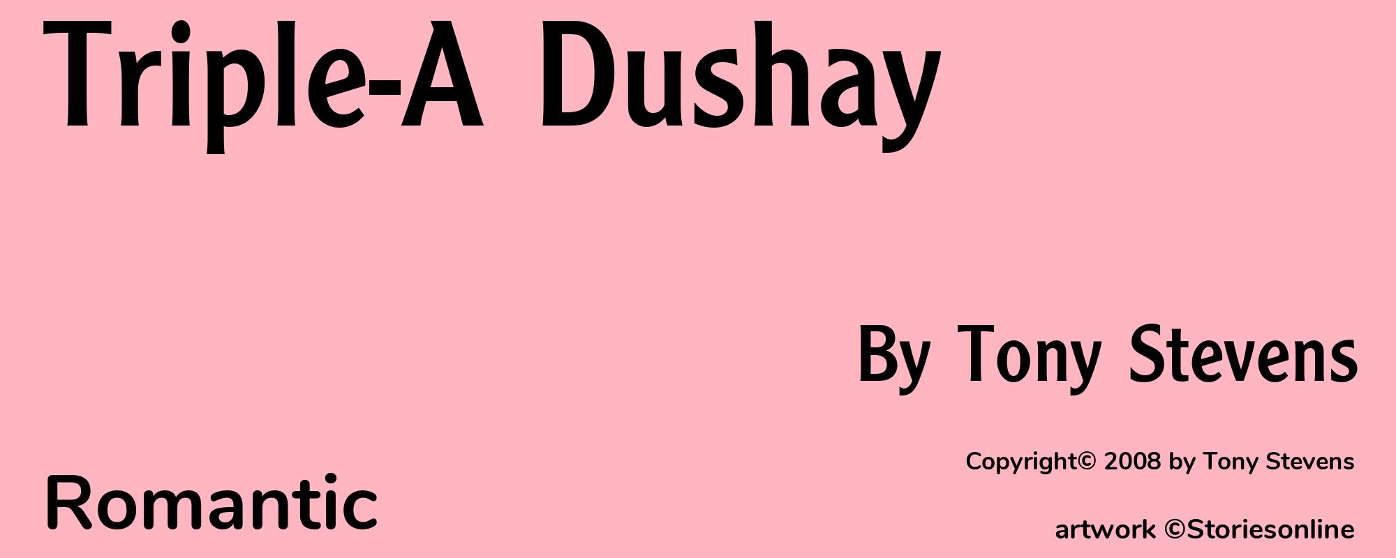Triple-A Dushay - Cover