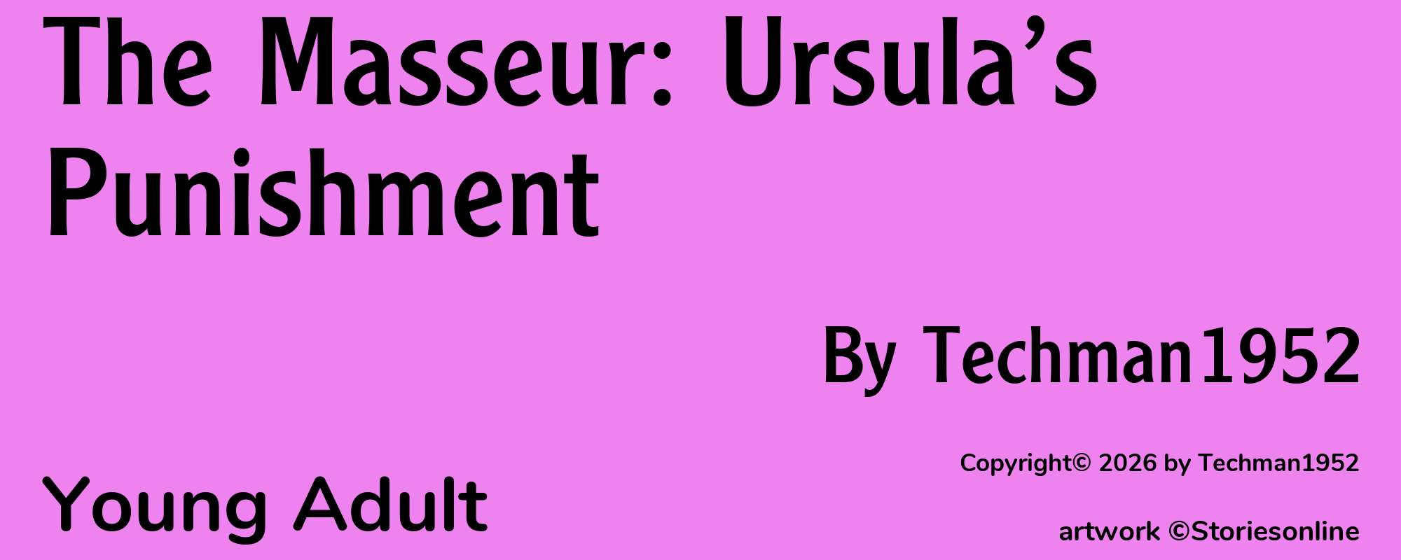 The Masseur: Ursula’s Punishment - Cover