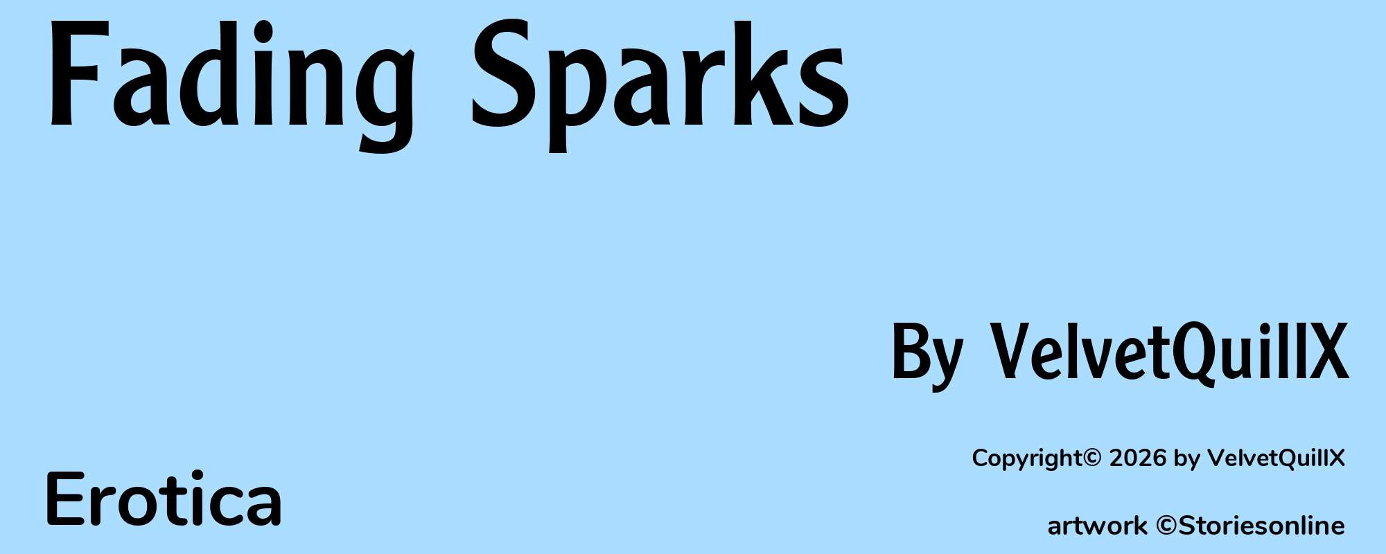Fading Sparks - Cover