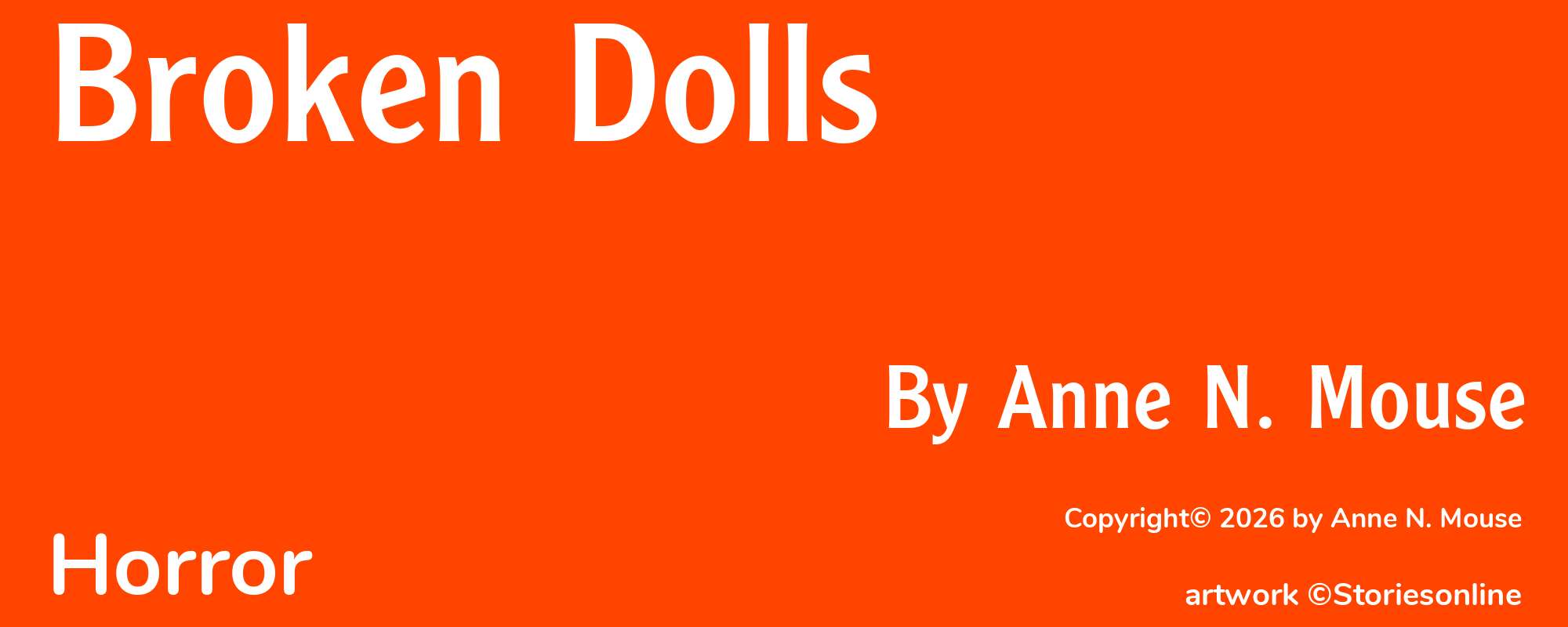 Broken Dolls - Cover