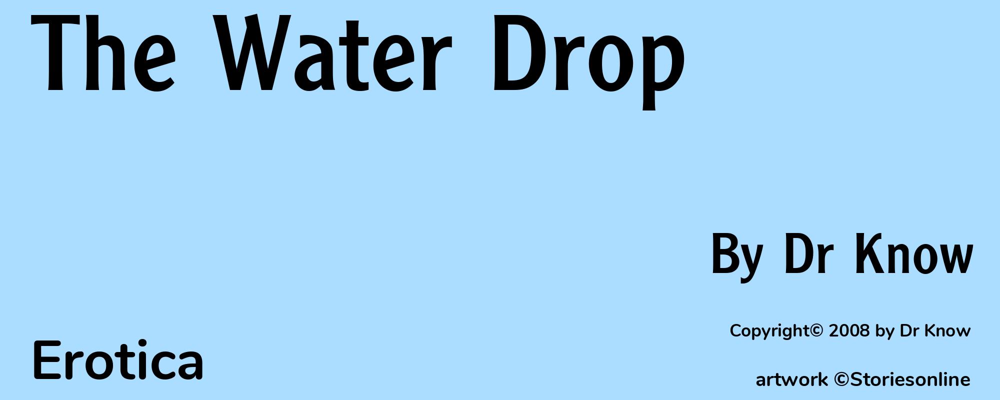 The Water Drop - Cover