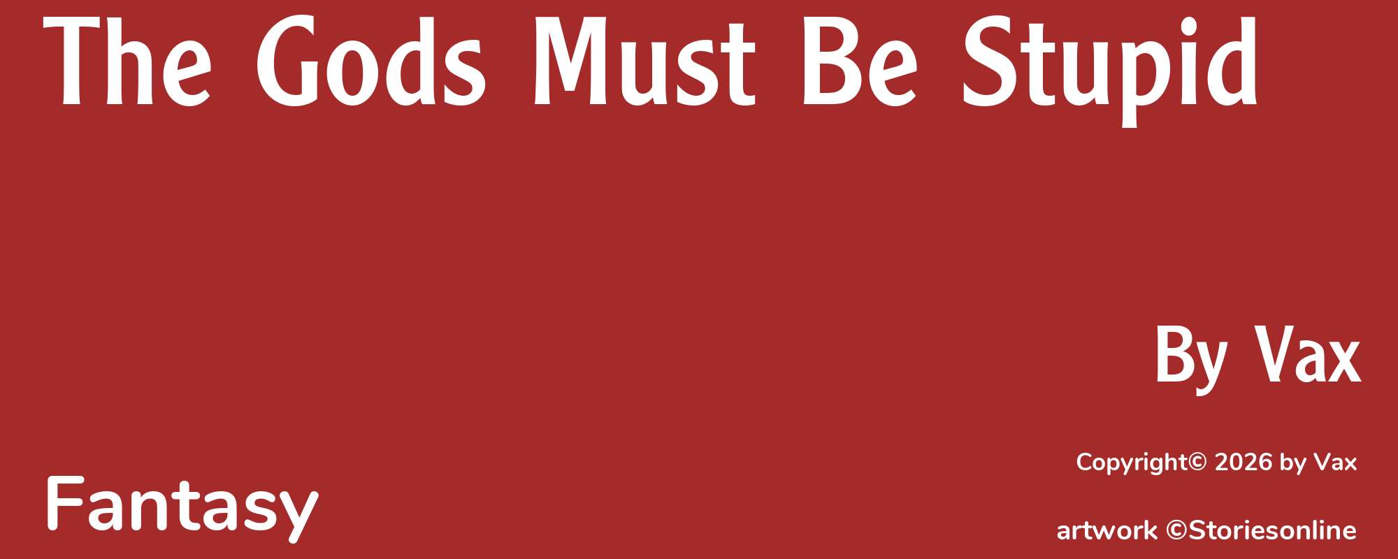 The Gods Must Be Stupid - Cover