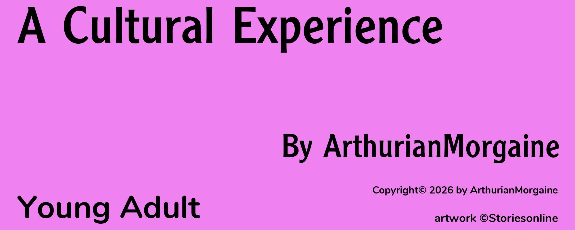 A Cultural Experience - Cover