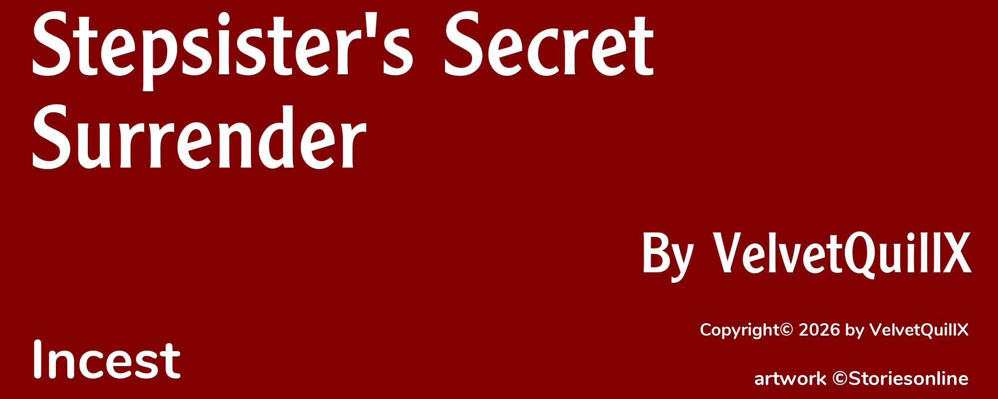 Stepsister's Secret Surrender - Cover