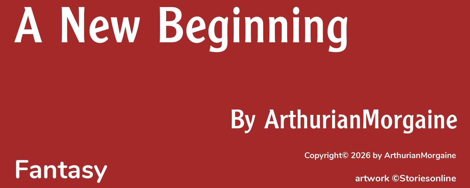 A New Beginning - Cover