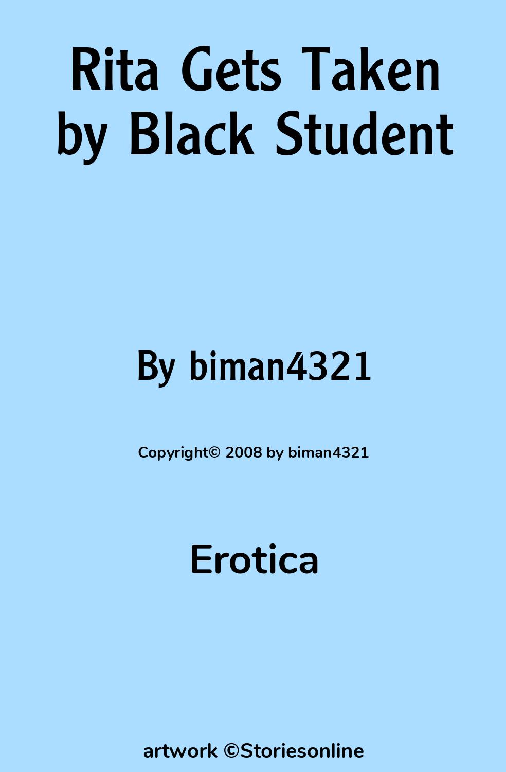 Rita Gets Taken by Black Student - Erotica Sex Story