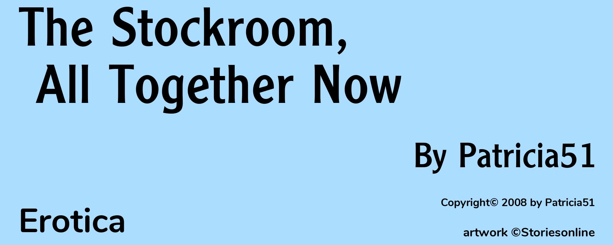 The Stockroom, All Together Now - Cover