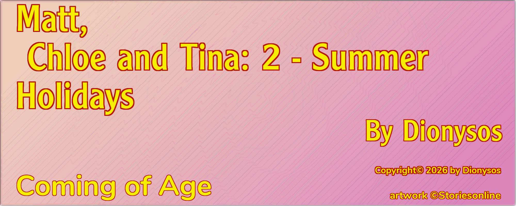 Matt, Chloe and Tina: 2 - Summer Holidays - Cover