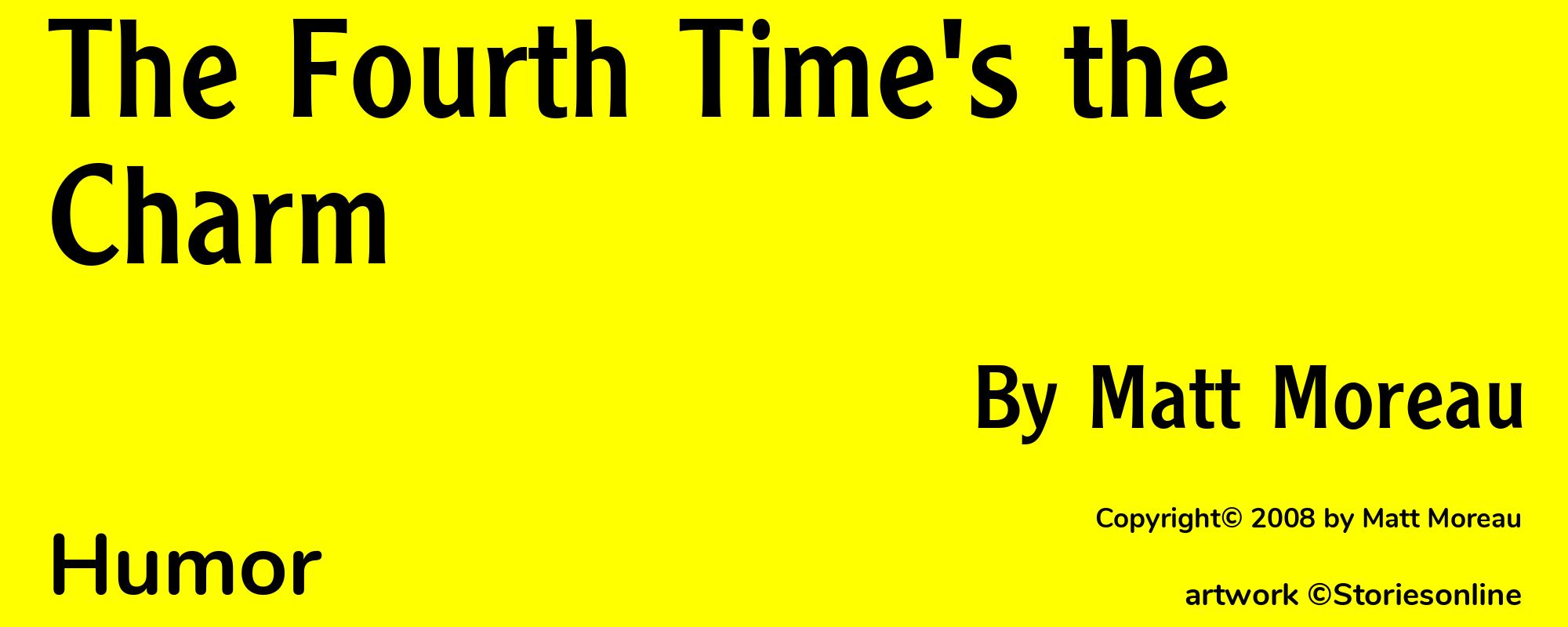 The Fourth Time's the Charm - Cover