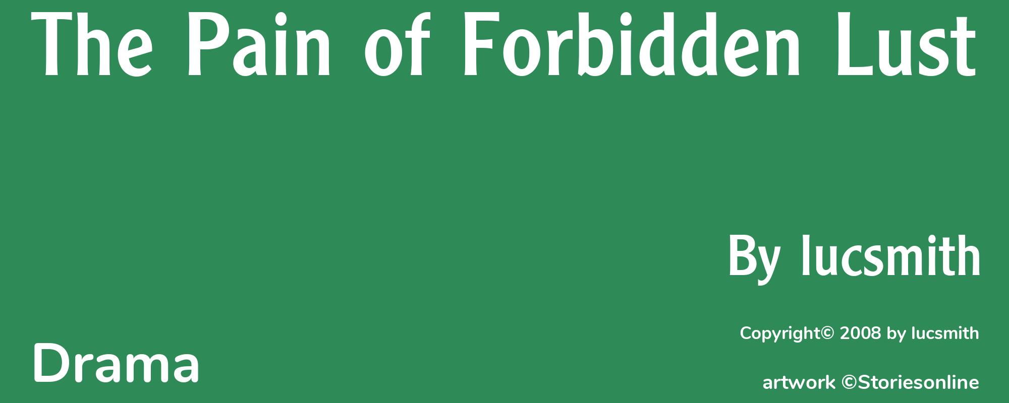 The Pain of Forbidden Lust - Cover