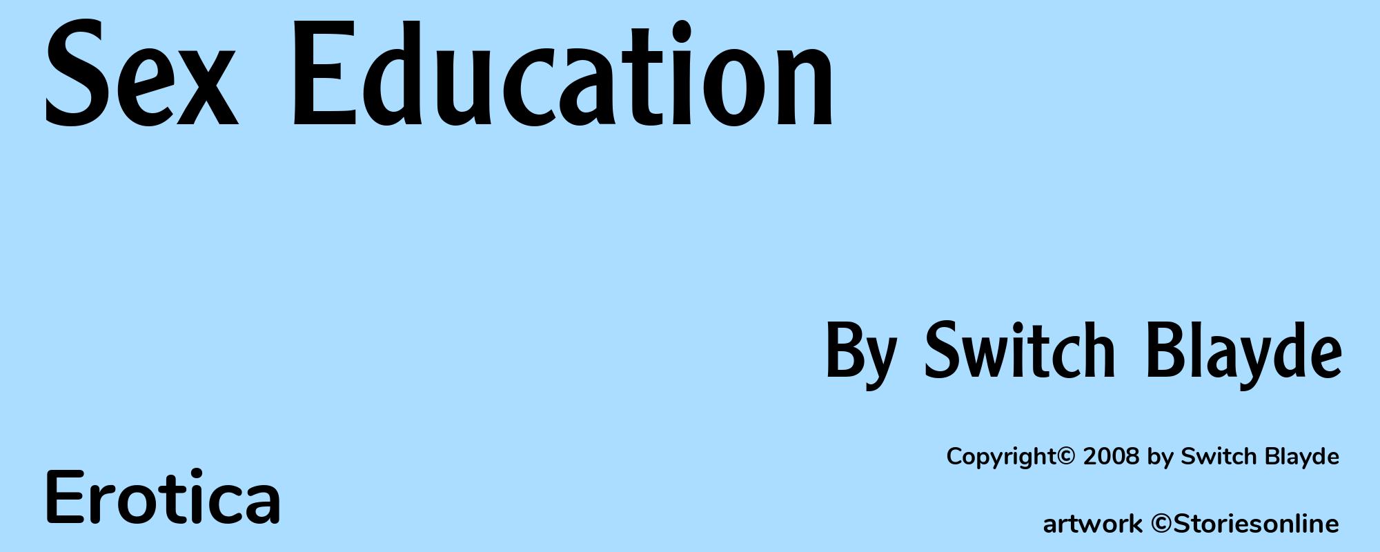 Sex Education - Cover