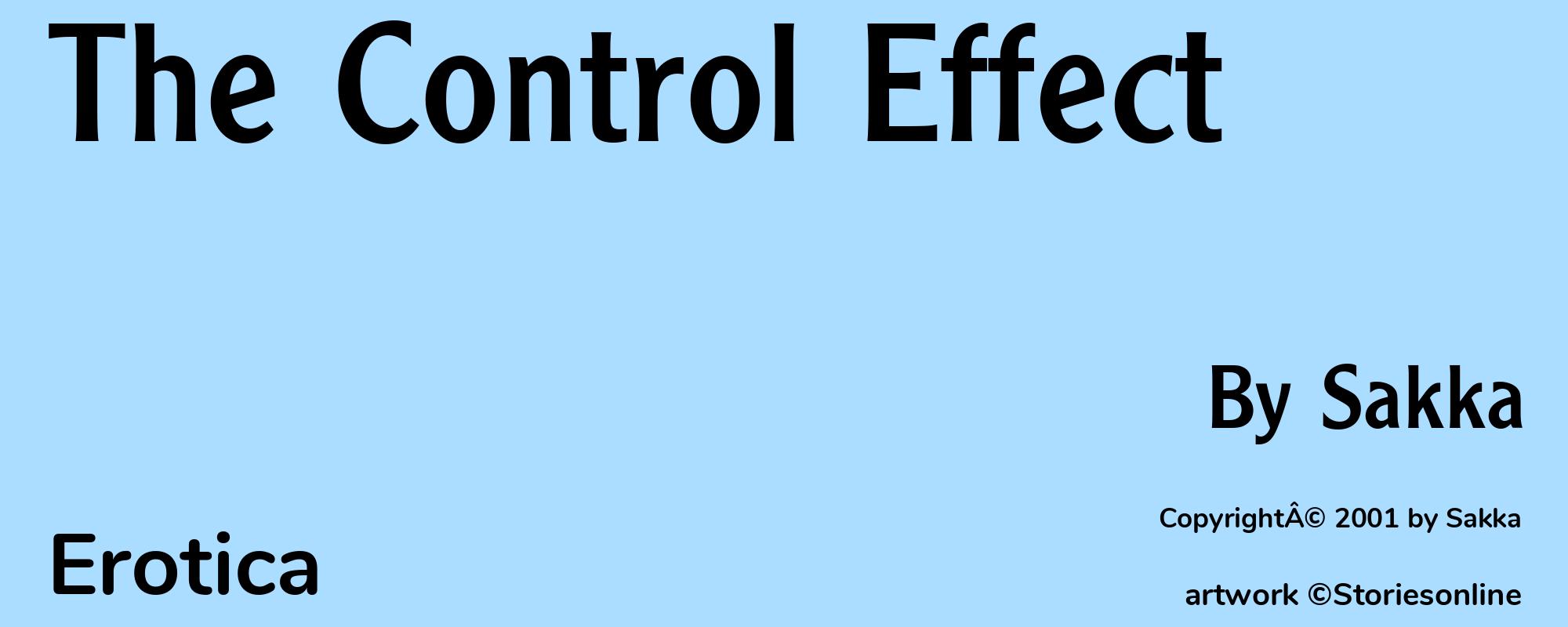 The Control Effect - Cover