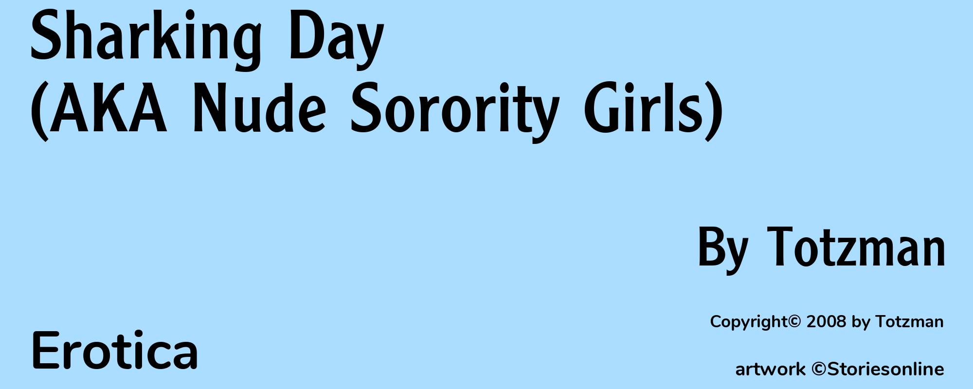 Sharking Day (AKA Nude Sorority Girls) - Cover