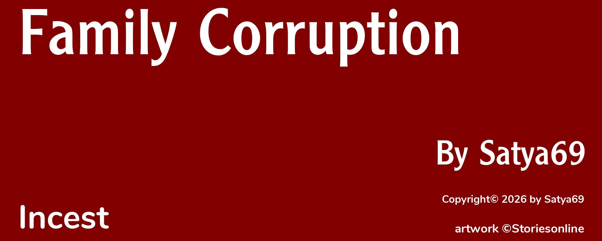 Family Corruption - Cover