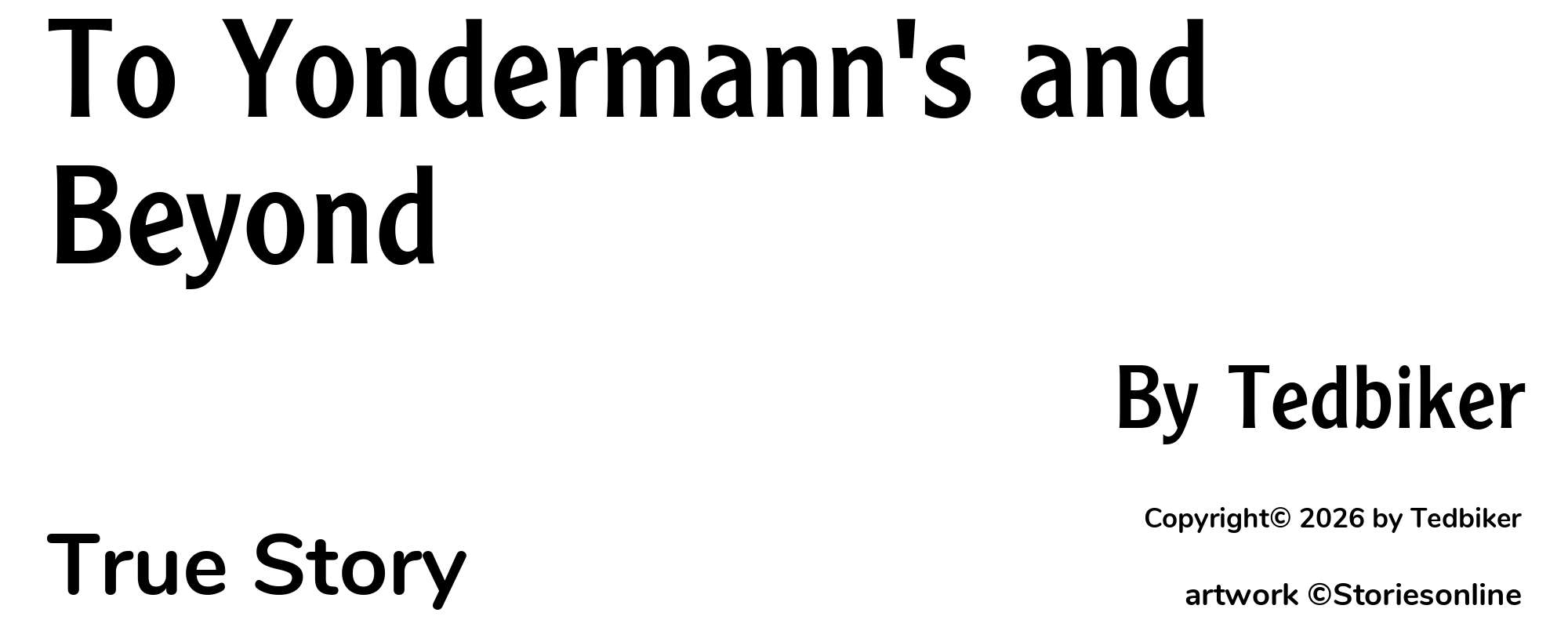 To Yondermann's and Beyond - Cover