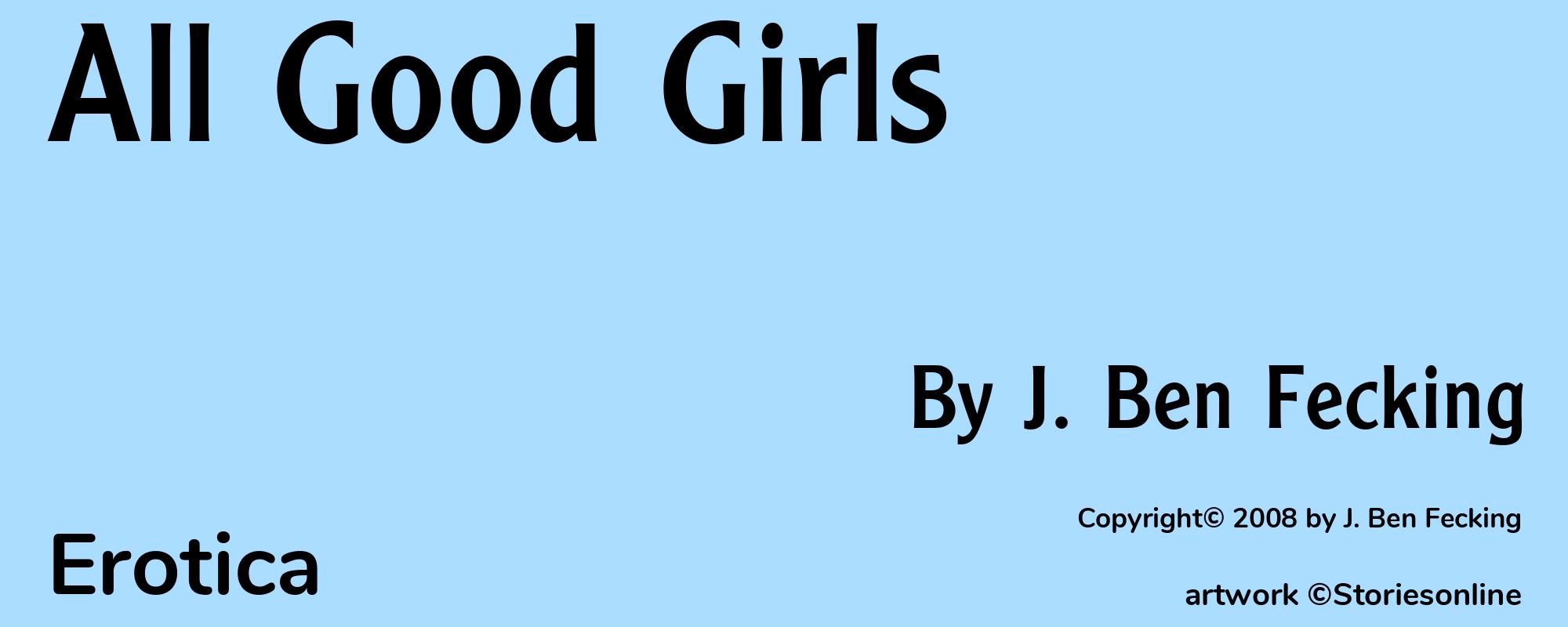 All Good Girls - Cover