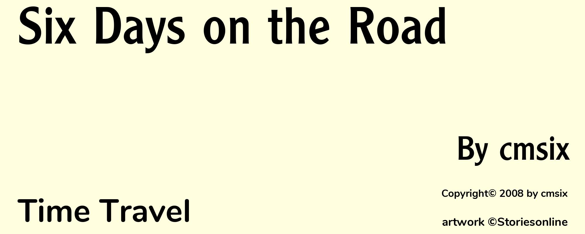 Six Days on the Road - Cover