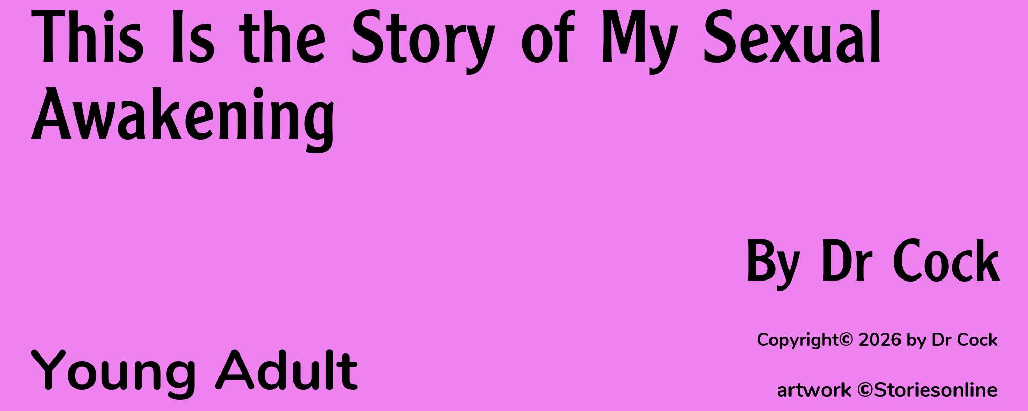 This Is the Story of My Sexual Awakening - Cover
