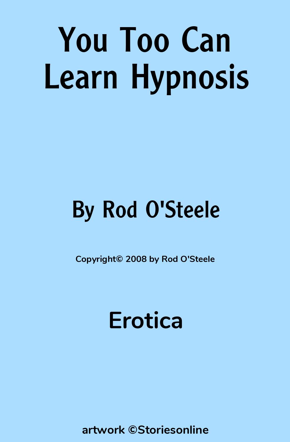 You Too Can Learn Hypnosis - Erotica Sex Story