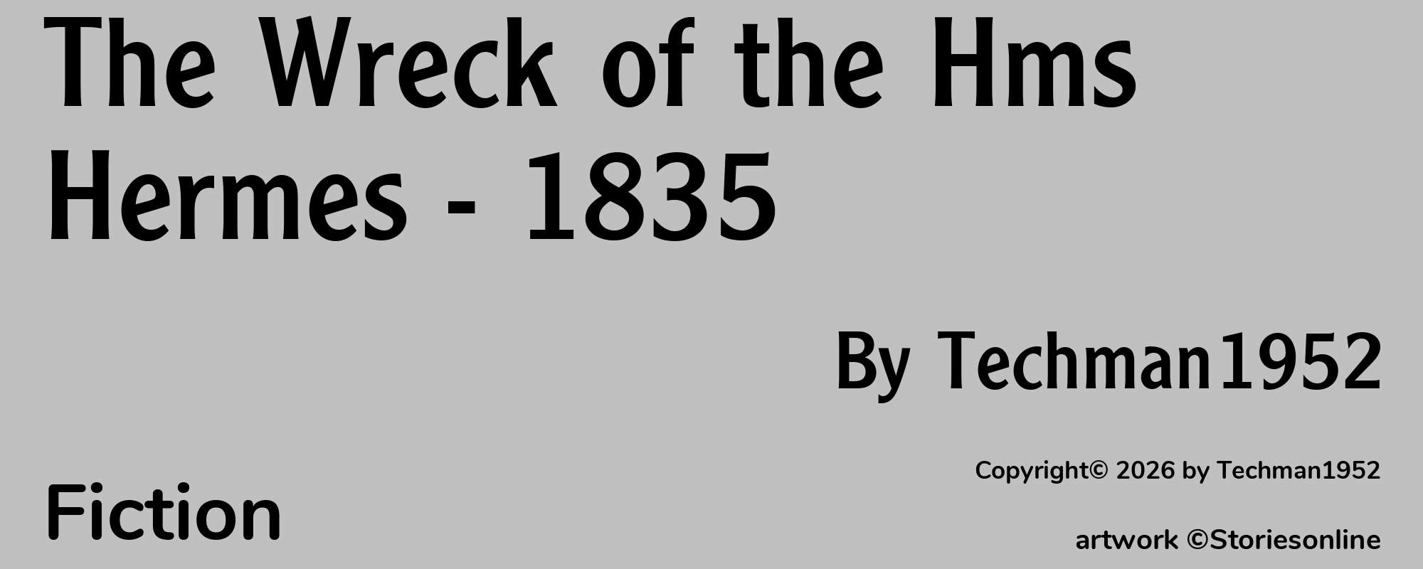 The Wreck of the Hms Hermes - 1835 - Cover