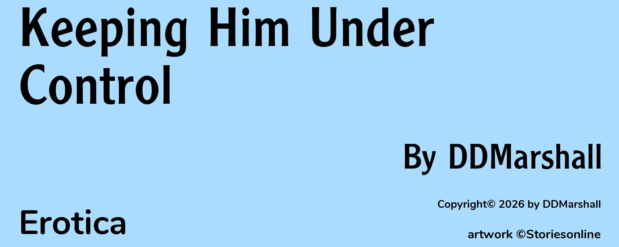 Keeping Him Under Control - Cover