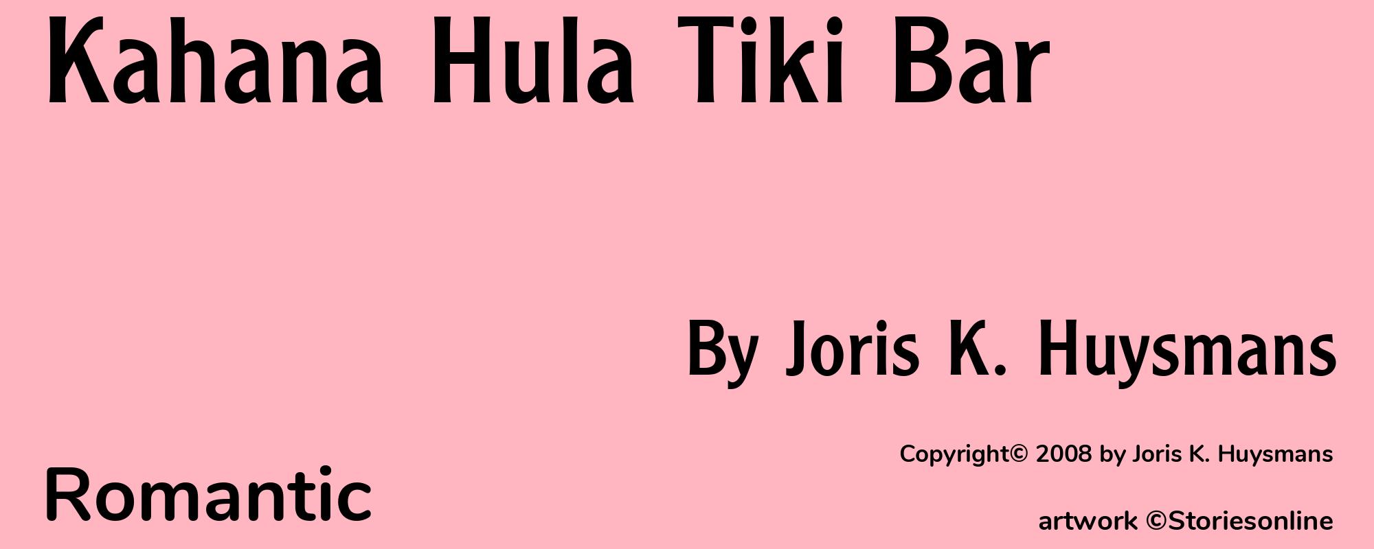 Kahana Hula Tiki Bar - Cover