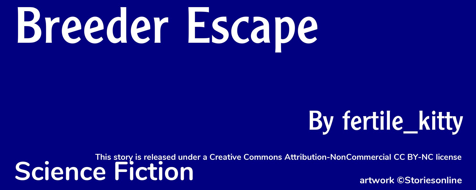 Breeder Escape - Cover