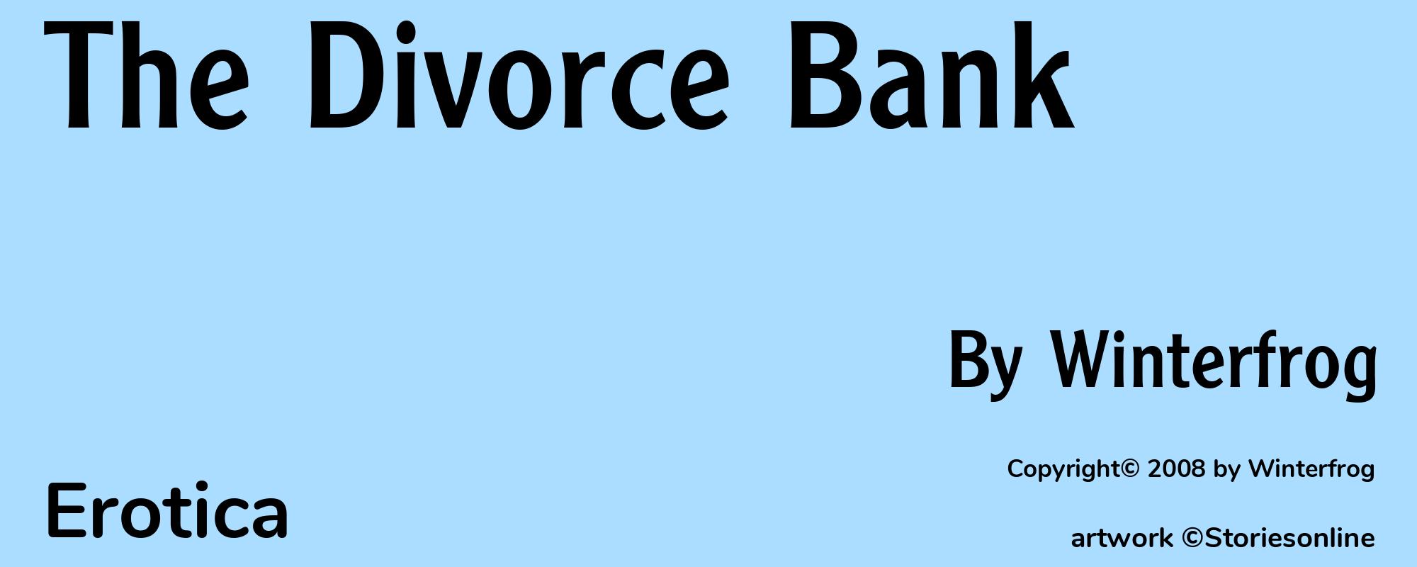 The Divorce Bank - Cover