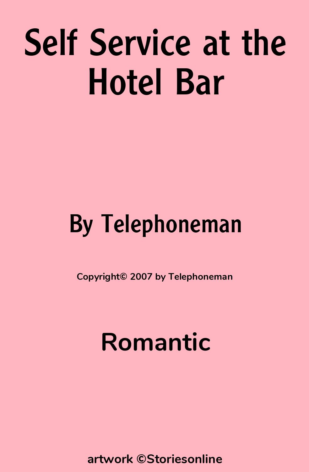 Self Service at the Hotel Bar - Romantic Sex Story