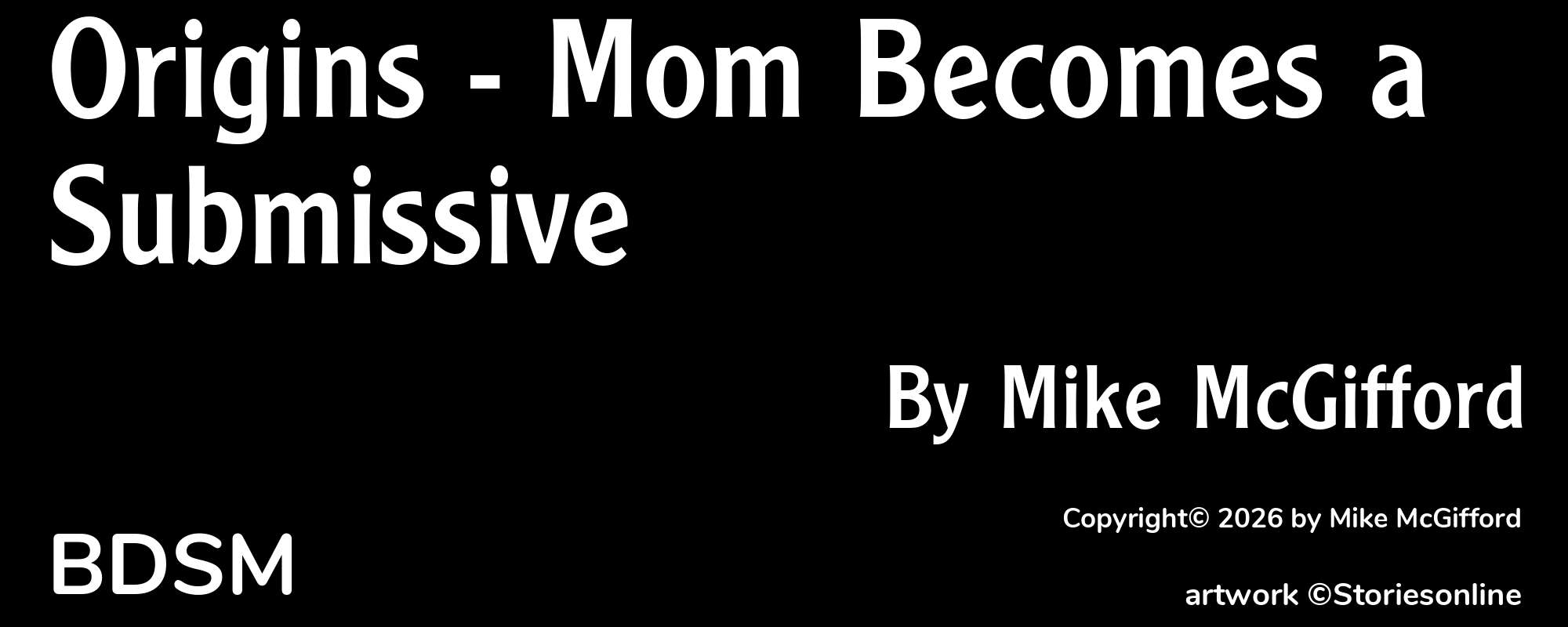 Origins - Mom Becomes a Submissive - Cover