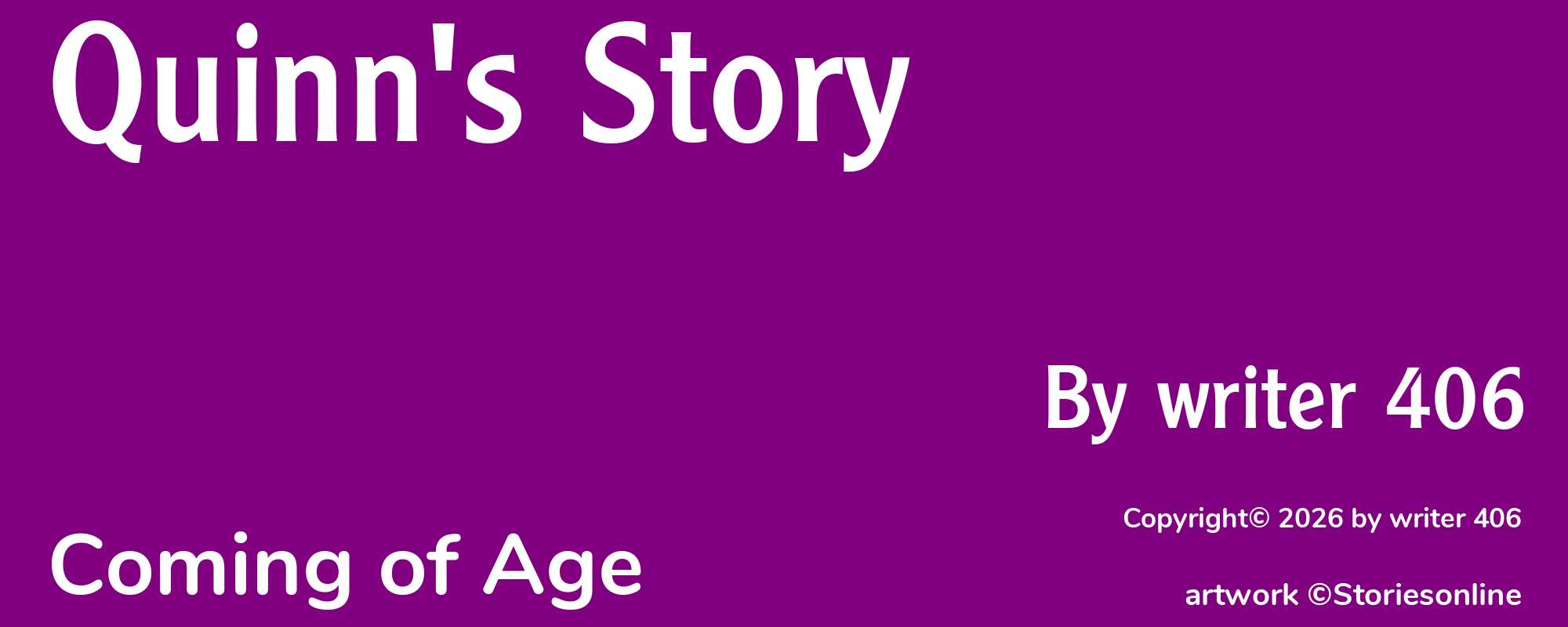 Quinn's Story - Cover