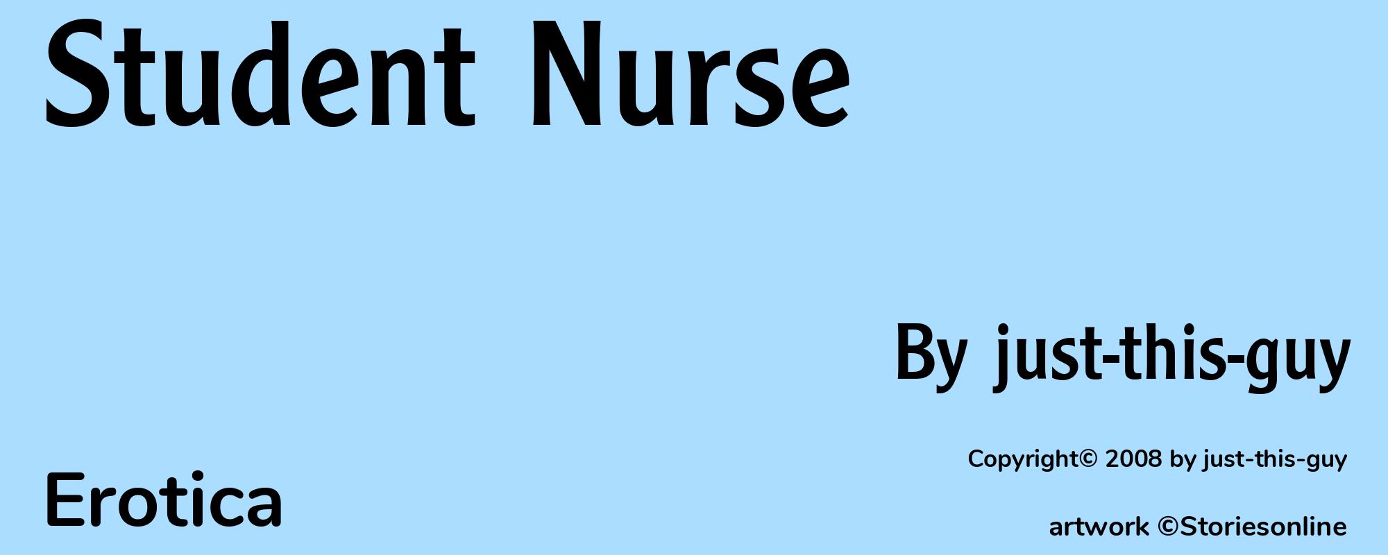 Student Nurse - Cover