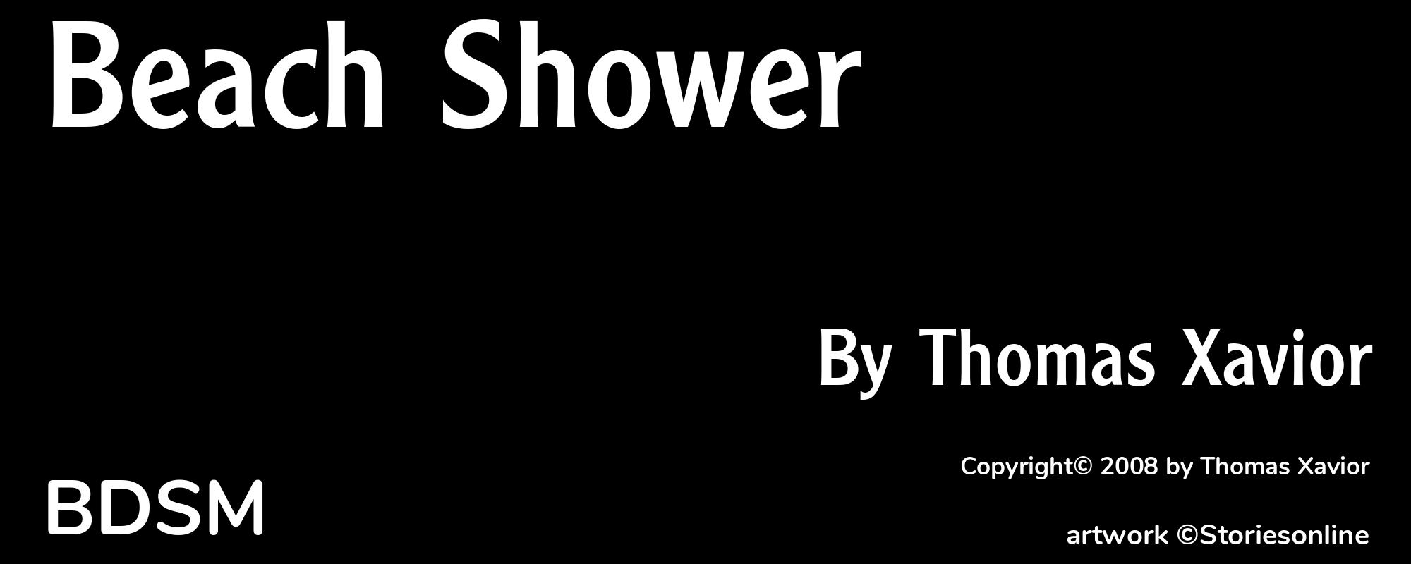 Beach Shower - Cover