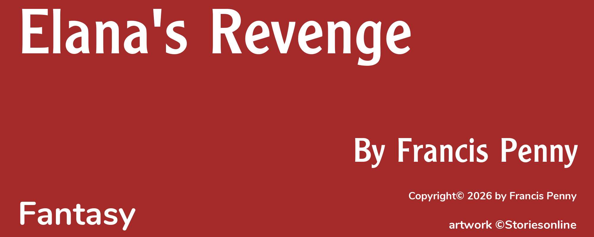 Elana's Revenge - Cover