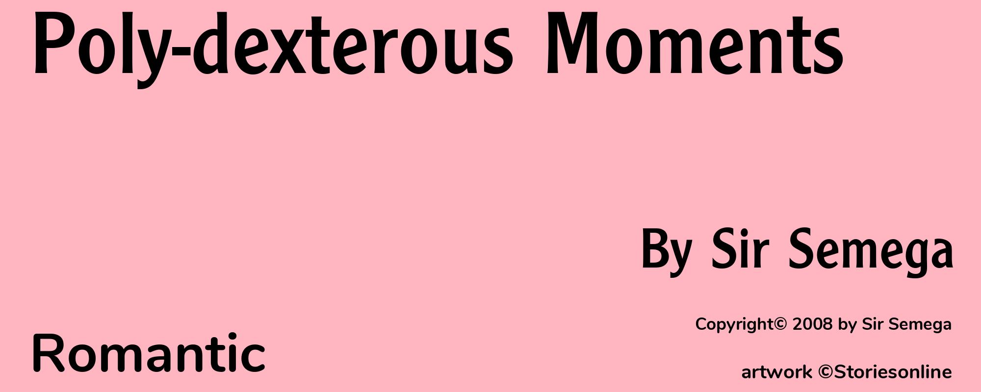 Poly-dexterous Moments - Cover