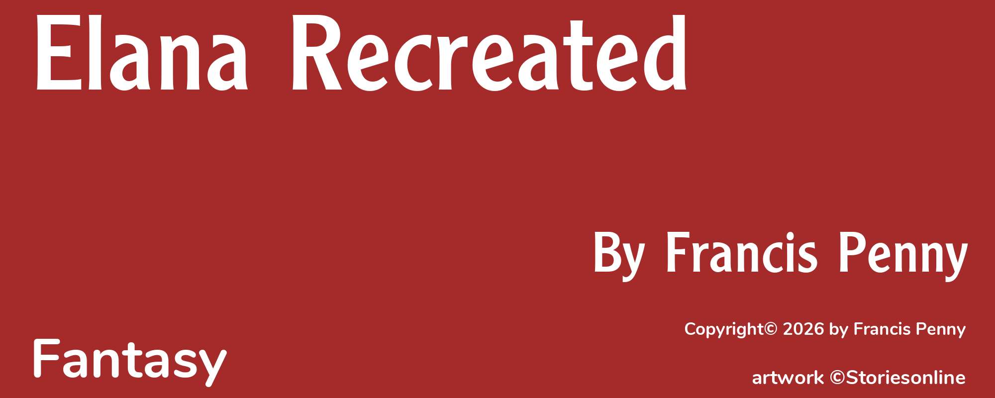 Elana Recreated - Cover