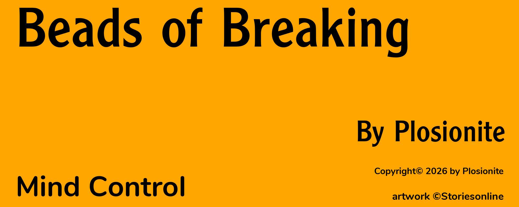 Beads of Breaking - Cover