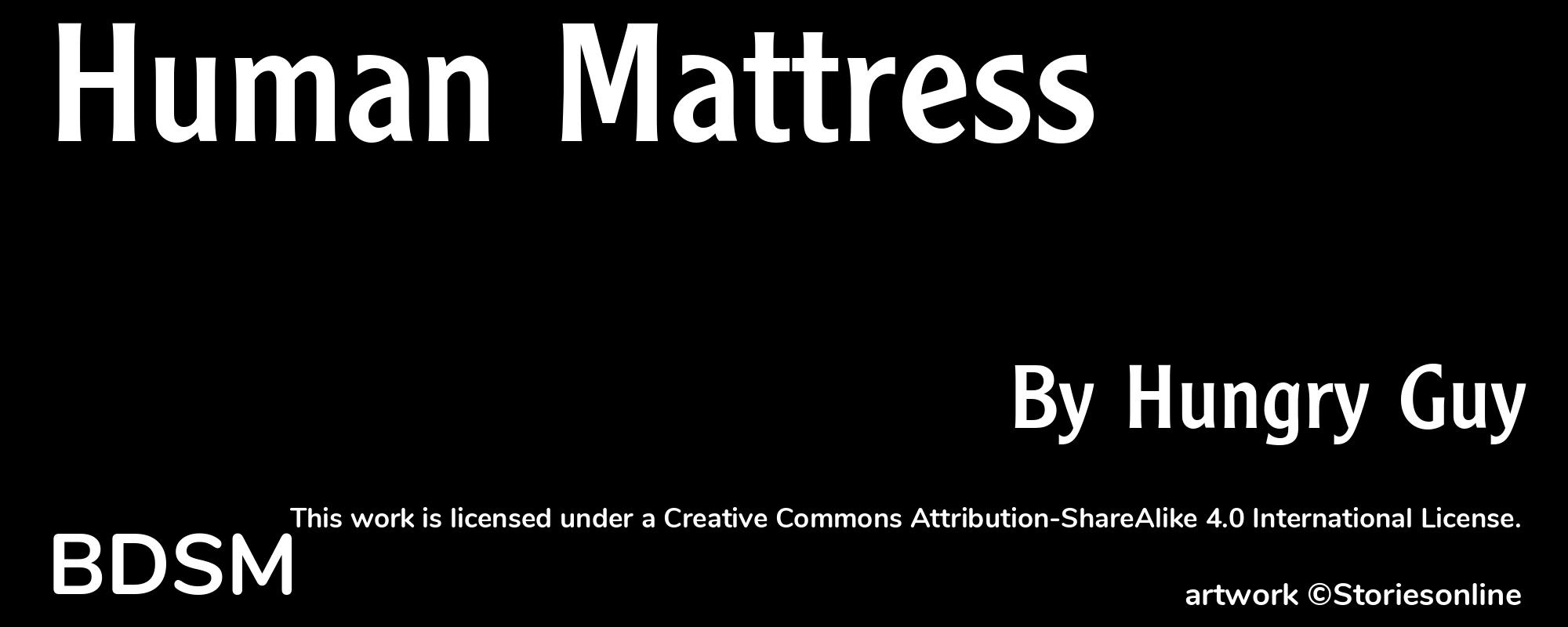Human Mattress - Cover
