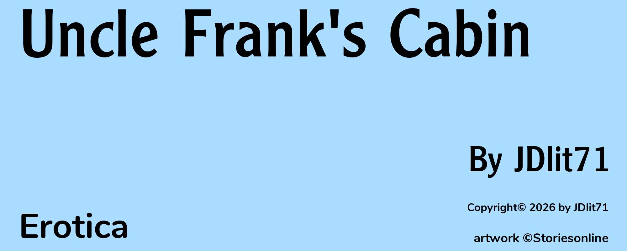 Uncle Frank's Cabin - Cover