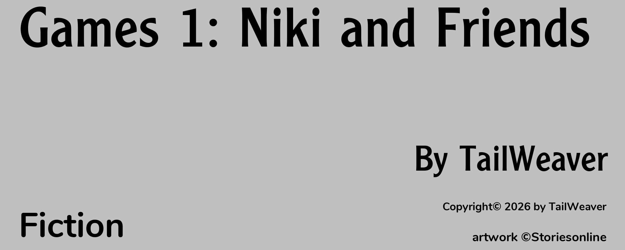 Games 1: Niki and Friends - Cover