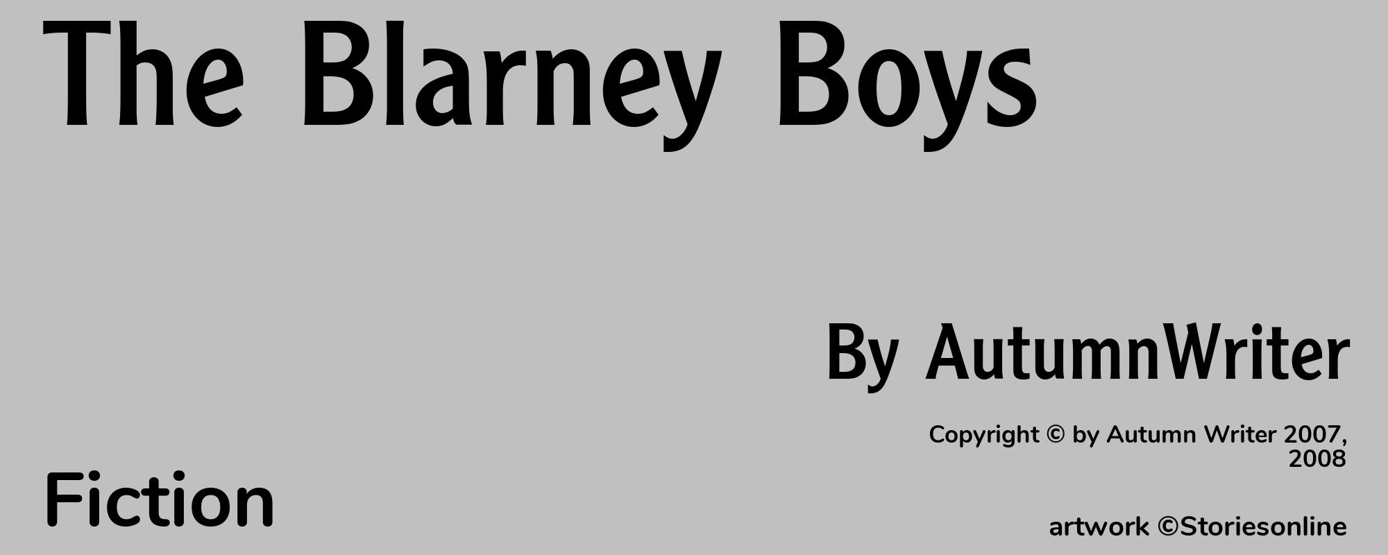 The Blarney Boys - Cover