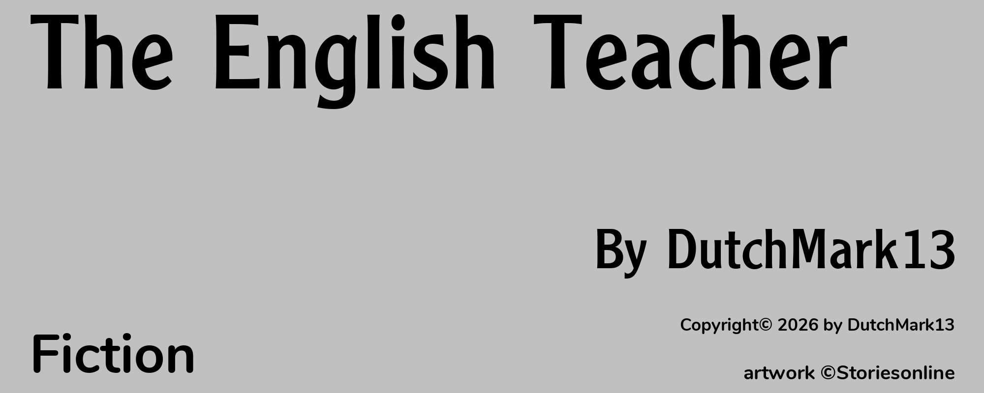 The English Teacher - Cover
