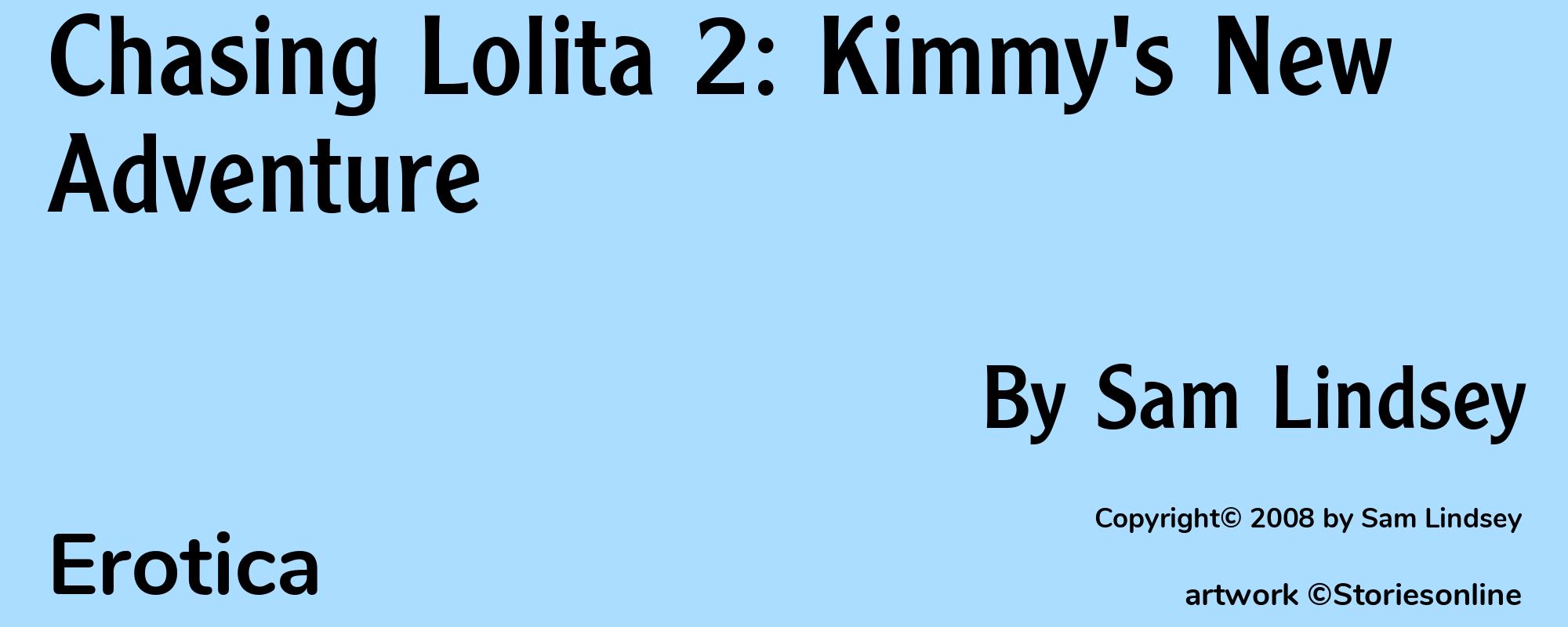 Chasing Lolita 2: Kimmy's New Adventure - Cover